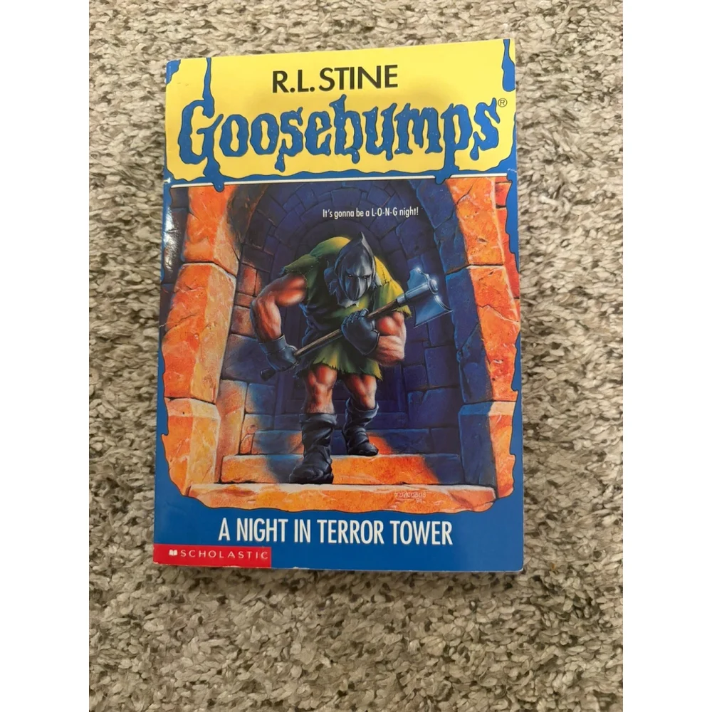 Goosebumps #27 A Night in Terror Tower R.L. Stine 1995 1st Edition First Print